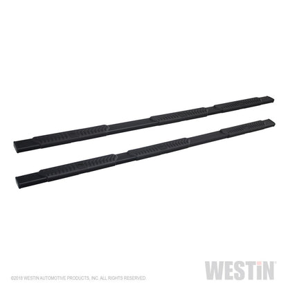 Westin 2019 Chevrolet Silverado/Sierra 1500 Crew Cab (5.5ft) R5 Modular Nerf Step Bars - Black - eliteracefab.com