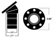 Load image into Gallery viewer, Ridetech 67-68 Camaro Locking Gas Cap (Clear Anodized)