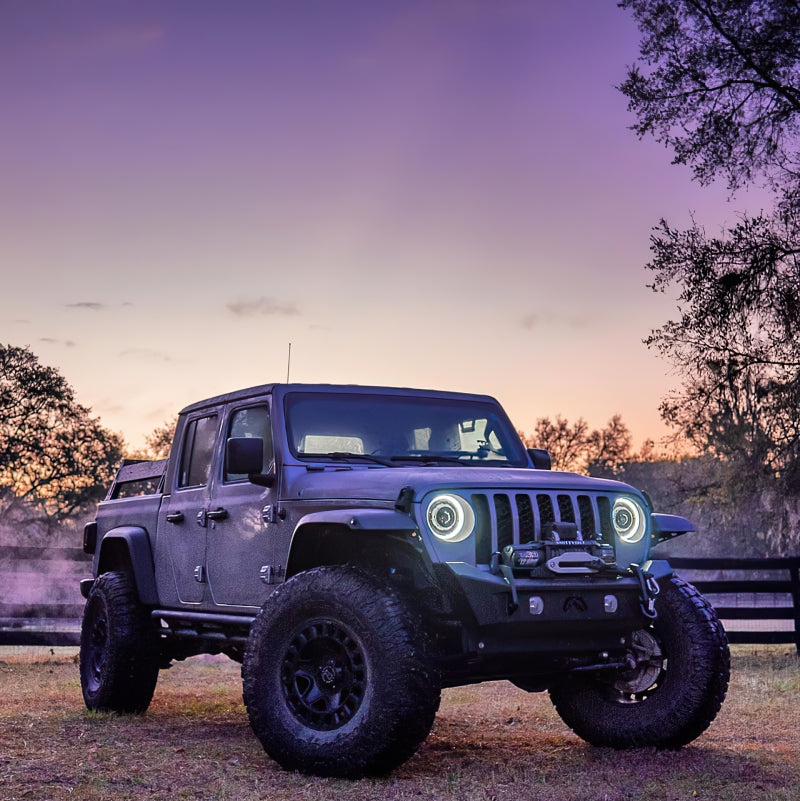 Oracle Jeep JL/Gladiator JT Oculus Switchback Bi-LED Projector Headlights - Amber/White Switchback - eliteracefab.com