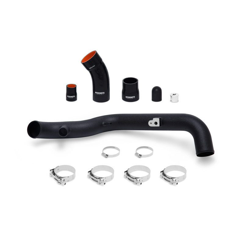 Mishimoto 2014+ Ford Fiesta ST Hot-Side Intercooler Pipe Kit - Wrinkle Black - eliteracefab.com