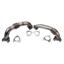 Load image into Gallery viewer, Wehrli 01-16 Chevrolet 6.6L Duramax 2in Stainless Up Pipe Kit w/Gaskets - Single Turbo - eliteracefab.com