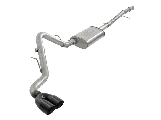 aFe Vulcan Series 3in 304SS Exhaust Cat-Back w/Blk Tip 2019 GM Silverado/Sierra 1500 V6-4.3L/V8-5.3L aFe