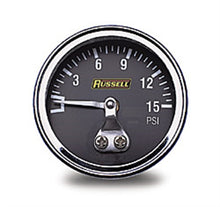 Load image into Gallery viewer, Russell Performance 15 psi fuel pressure gauge (Non liquid-filled) - eliteracefab.com