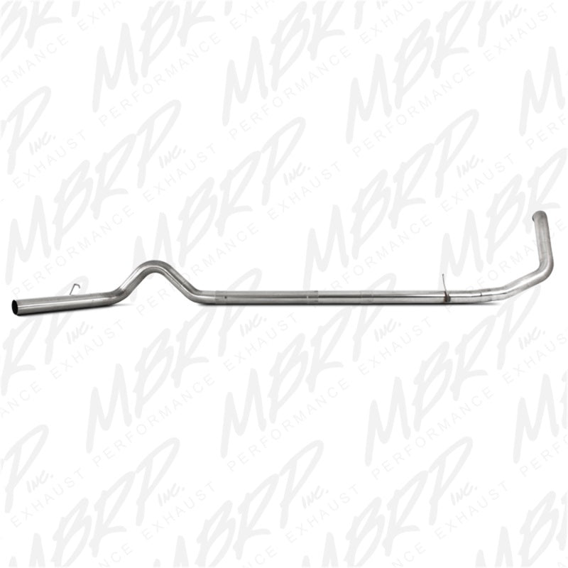 MBRP 1999-2003 Ford F-250/350 7.3L 4in Turbo Back Single No Muffler T409 SLM Series Exhaust System - eliteracefab.com