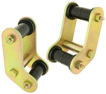 Load image into Gallery viewer, RockJock YJ Boomerang Leaf Spring Shackles Rear w/ Urethane Bushings HD Greasable Bolts Pair RockJock