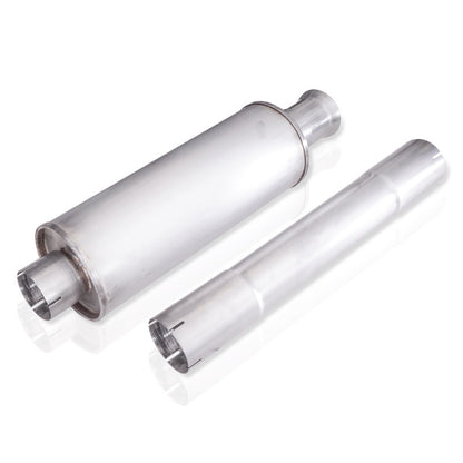 Stainless Works 2018+ Jeep Wrangler JL 304SS Factory Connect 2.5in Cat Back Dump Exhaust System Stainless Works
