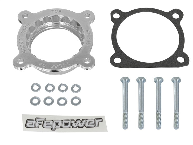 aFe Silver Bullet Throttle Body Spacer 10-18 Toyota FJ Cruiser V6 4.0L - eliteracefab.com