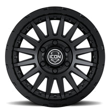 Load image into Gallery viewer, ICON Recon Pro 17x8.5 6 x 135 6mm Offset 5in BS 87.1mm Bore Satin Black Wheel