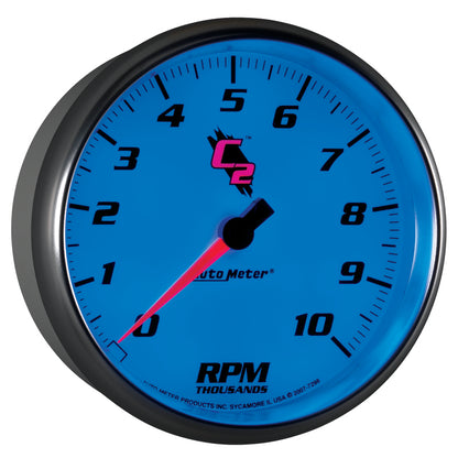 Autometer C2 5 inch 10000 RPM In-Dash Tachometer 7298
