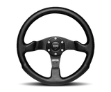 Momo Competition Steering Wheel 350 mm - Black AirLeather/Black Spokes COM35BK0B