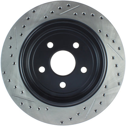 StopTech Slotted & Drilled Sport Brake Rotor 11-15 Jeep Grand Cherokee (Excludes SRT8) Stoptech