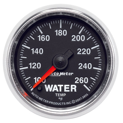 Autometer GS 100-260 degree Electronic Water Temperature Gauge 3855