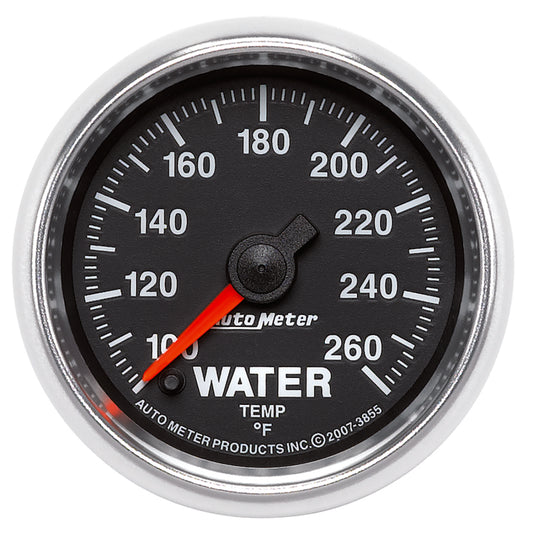 Autometer GS 100-260 degree Electronic Water Temperature Gauge 3855