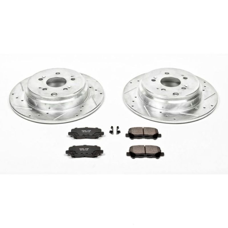 Power Stop 07-13 Acura MDX Rear Z23 Evolution Sport Brake Kit - eliteracefab.com