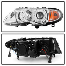 Load image into Gallery viewer, Spyder BMW E46 3-Series 02-05 4DR Projector Headlights 1PC LED Halo Chrm PRO-YD-BMWE4602-4D-AM-C - eliteracefab.com