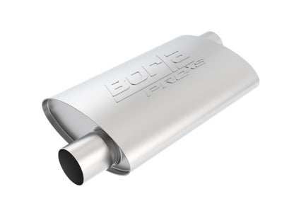 Borla Universal Pro-XS Muffler - Offset/Offset Oval 2.5in - eliteracefab.com