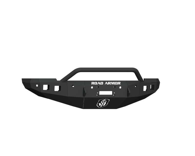 Road Armor 16-18 Ram 2500 Stealth Front Winch Bumper w/Pre-Runner/Sensor Holes - Tex Blk Road Armor