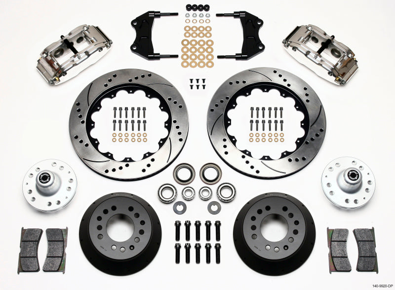 Wilwood Narrow Superlite 6R Front Hub Kit 14.00in Drill Pol WWE ProSpindle Wilwood