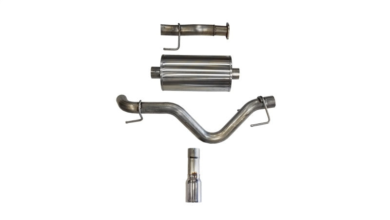 Corsa 16-18 Toyota Tacoma 3.5L V6 Double Cab 5ft Bed Sport Cat-Back Single Side Exit w/ Polished Tip CORSA Performance