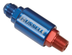 Russell Performance Red/Blue (3-1/4in Length 1-1/4in dia. -8 x 3/8in male NPT inlet/outlet)