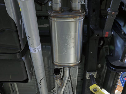 aFe Gemini XV 3in 304 SS Cat-Back Exhaust w/ Cutout 19-21 GM Silverado/Sierra 1500 V8 aFe