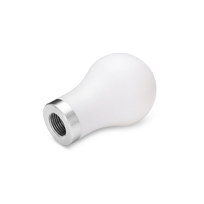 Mishimoto Teardrop Shift Knob - White - eliteracefab.com