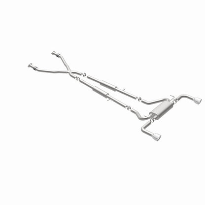 MagnaFlow 14 Infiniti Q50 V6 3.7L Cat-Back Polished Stainless Tips Dual Split Rear Exit Exhaust Magnaflow