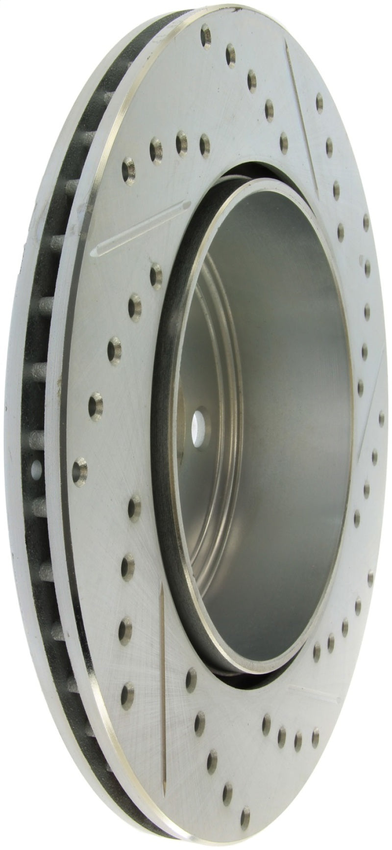 StopTech Select Sport 2011-2012 Dodge Challenger RT Drilled and Slotted Rear Right Brake Rotor - eliteracefab.com