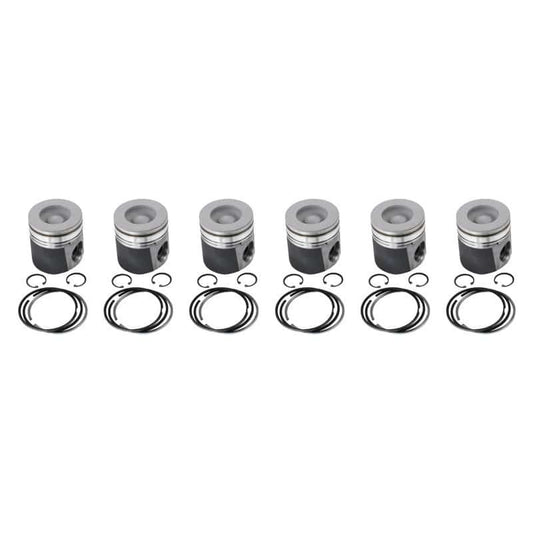Industrial Injection 89-93 Dodge 12V Mahle Piston Standard Size w/ Rings / Wristpins / Clips Industrial Injection
