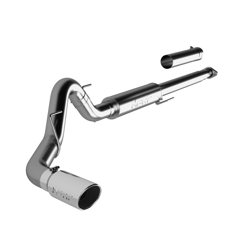 MBRP 2015 Ford F-150 2.7L / 3.5L EcoBoost 4in Cat Back Single Side T409 Exhaust System - eliteracefab.com