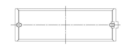 ACL 5M429HC-01 Chevy 265/283/302/327 .001 Oversized Main Bearing Set - CT-1 Coated