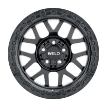 Load image into Gallery viewer, Weld Off-Road W105 17X10 Cinch 5X114.3 5X127 ET-25 BS4.50 Satin Black MIL / Gloss Black 78.1