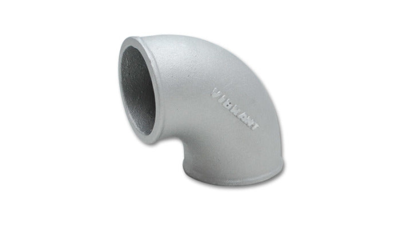 Vibrant 3in O.D. Cast Aluminum Elbow (90 degree Tight Radius) - eliteracefab.com