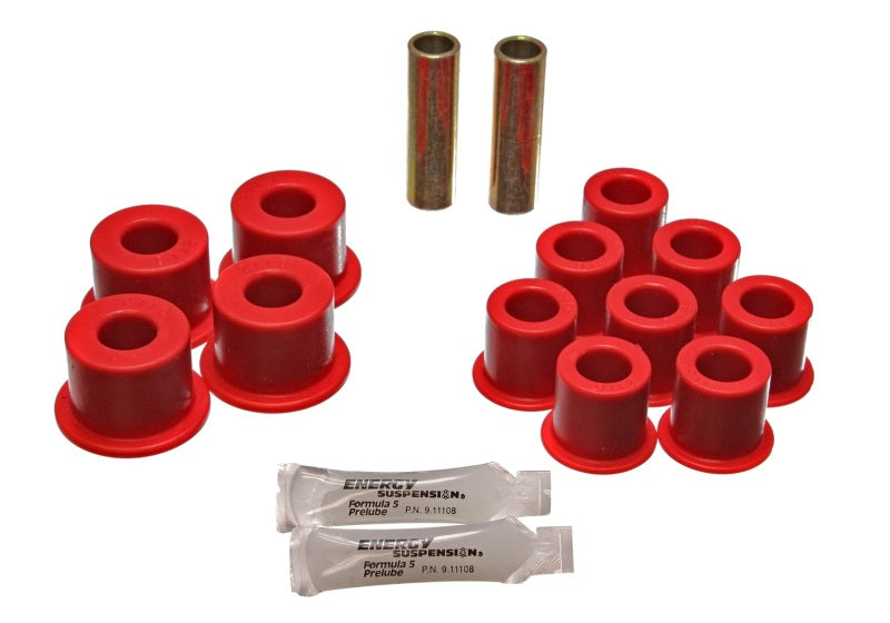 Energy Suspension Amigo Rear Spring Bushings - Red