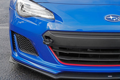 Perrin Tow Hook Kit - Front 2018+ Subaru WRX/STI - Flat Black - eliteracefab.com