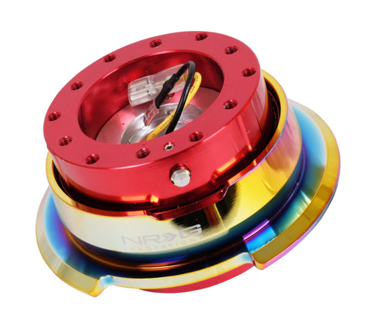 NRG Innovations Gen 2.8 Quick Release Kit - Red / Neo Chrome – SRK-280RD-MC