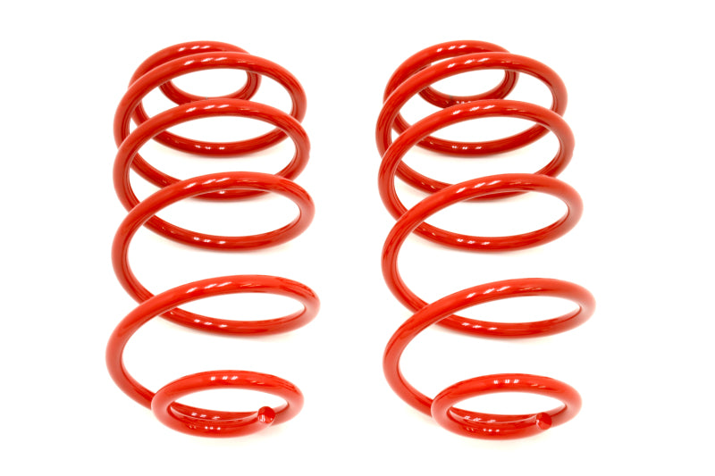 BMR 2" REAR LOWERING SPRINGS - RED (67-72 A-BODY) - eliteracefab.com