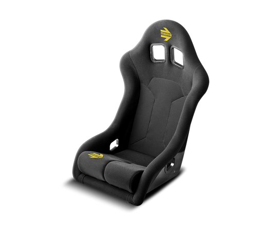 Momo Supercup Seats (FIA 8855-1999) - Black Hardshell - eliteracefab.com