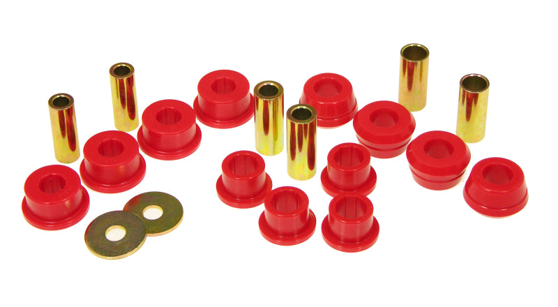 Prothane 91-95 Toyota MR2 Rear Control Arm Bushings (w/ Strut Rod Bushings) - Red - eliteracefab.com