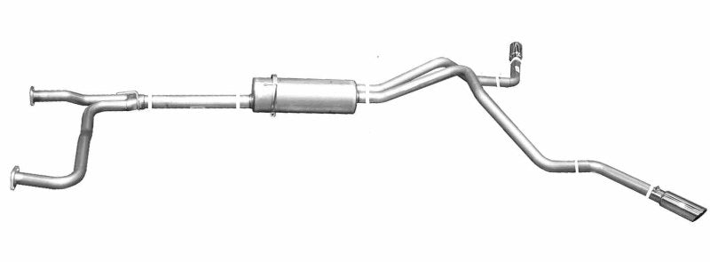 Gibson 04-10 Nissan Titan LE 5.6L 2.5in Cat-Back Dual Extreme Exhaust - Stainless Gibson