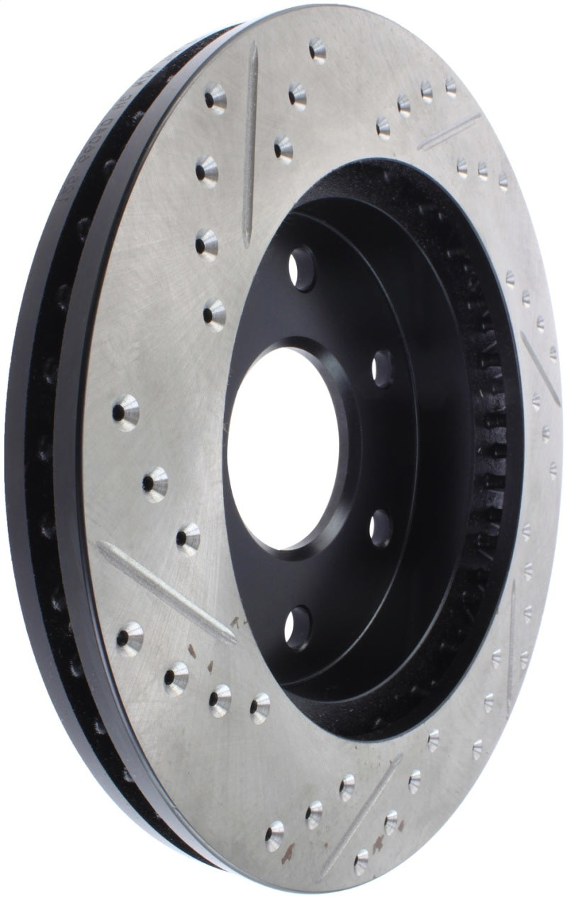 StopTech 99-06 GMC Sierra (2dr) Front Left Slotted & Drilled Rotor Stoptech