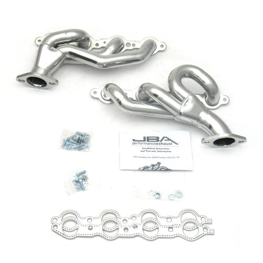 JBA 08-09 Pontiac G8 6.0/6.2L LS 1-3/4in Primary Silver Ctd Cat4Ward Header JBA