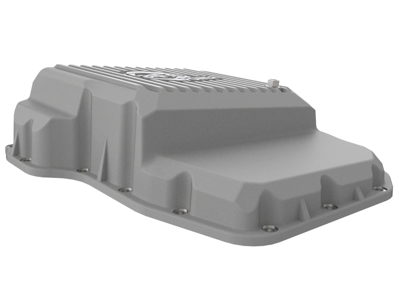 aFe Power Street Series Transmission Pan Raw w/ Machined Fins for 2013-2023 RAM 2500/3500 6.7L (68RFE) - 46-71160A