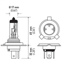 Load image into Gallery viewer, Hella Bulb H4 12V 60/55W P43t T4.625 +50