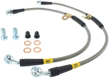 Load image into Gallery viewer, STOPTECH 07-08 CADILLAC ESCALADE STAINLESS STEEL FRONT BRAKE LINES, 950.66002 - eliteracefab.com