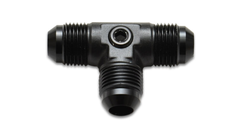 Vibrant -8AN to -8AN Male Tee Adapter Fitting with 1/8in NPT Port - eliteracefab.com
