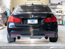 Load image into Gallery viewer, AWE Tuning BMW F3X 335i/435i Touring Edition Axle-Back Exhaust - Diamond Black Tips (102mm) - eliteracefab.com