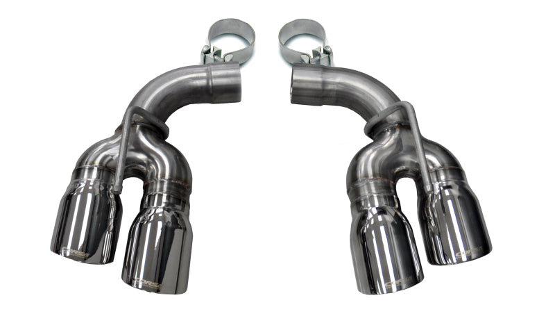Corsa 16-17 Chevy Camaro SS 2.75in Inlet / 4in Outlet Polished Tip Kit (For Corsa Exhaust Only) CORSA Performance