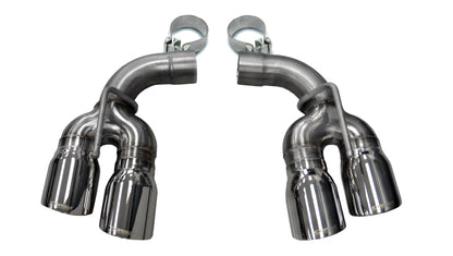Corsa 16-17 Chevy Camaro SS 2.75in Inlet / 4in Outlet Polished Tip Kit (For Corsa Exhaust Only) CORSA Performance