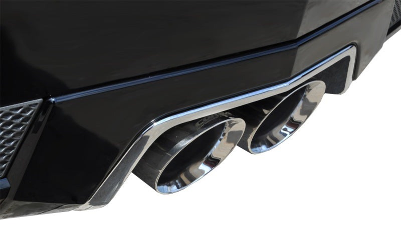 Corsa 11-13 Cadillac CTS Coupe V 6.2L V8 Polished Sport Axle-Back Exhaust - eliteracefab.com